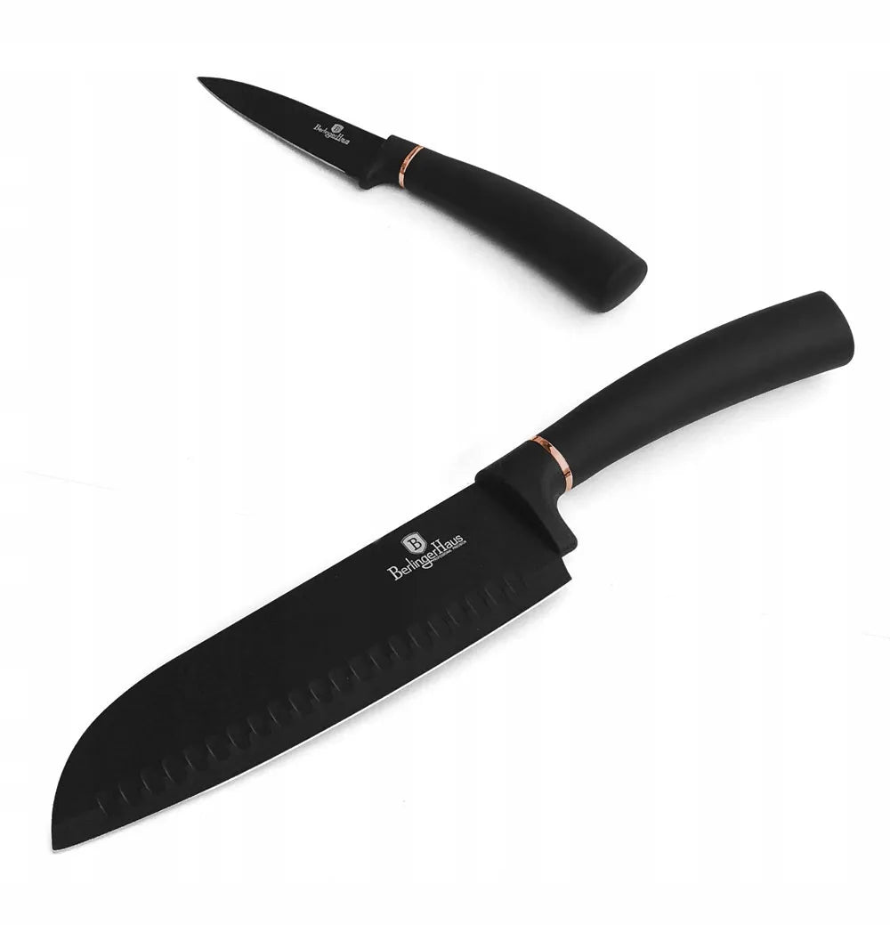 Berlinger Haus Black Rosegold 6 dalių peilių rinkinys BH-2337