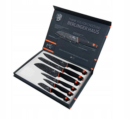 Berlinger Haus Granit Diamond BH-2111 6 dalių peilių rinkinys