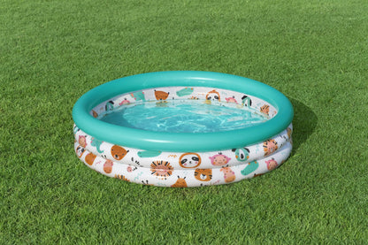 Bestway 51008 pripučiamas baseinas su žuvyčių dizainu 102cm x 25cm