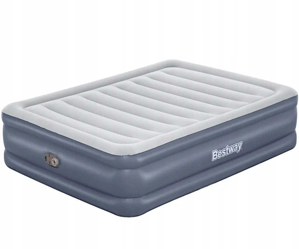 „Bestway“ 6713I dvivietis pripučiamas čiužinys su elektriniu siurbliu, 209 × 152 × 51 cm