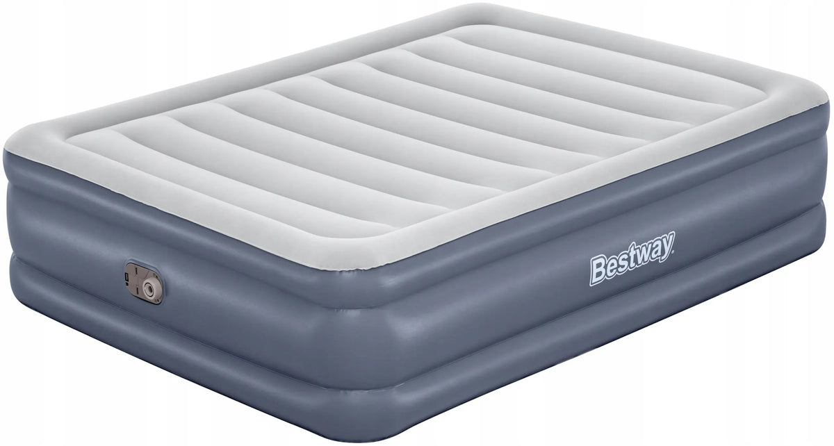 „Bestway“ dvivietis pripučiamas čiužinys 200 × 150 cm su elektrine pompa