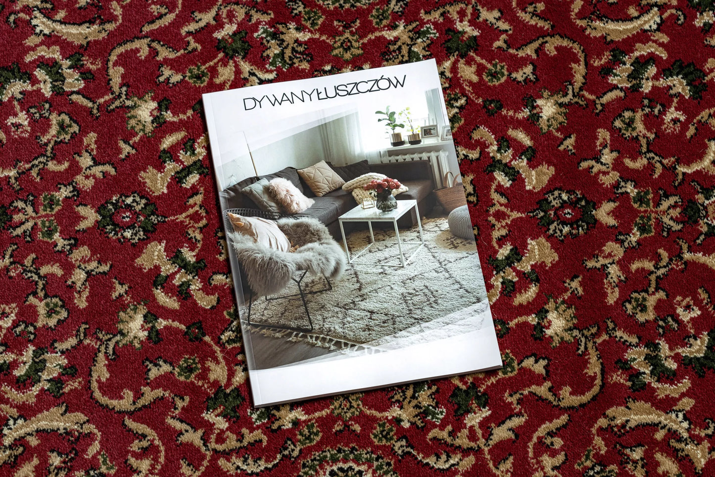 DYWAN CHODNIK ROYAL 70x250 ŁĄCZKA bordo KLASYCZNY TRADYCYJNY #GR3920