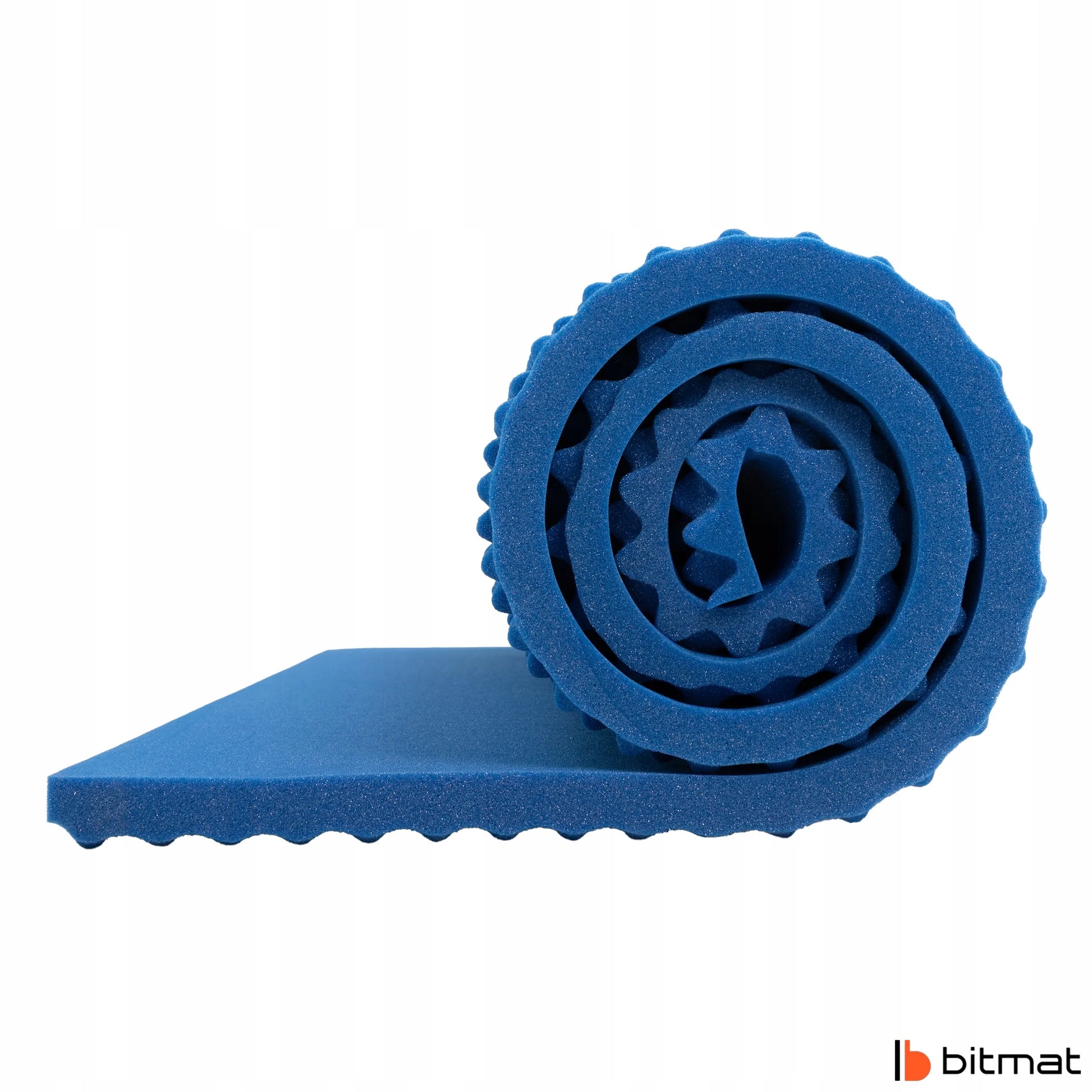 Bitmat akustinė plokštė FALA 3cm mėlyna, 2m x 1m, be klijų, aidui slopinti