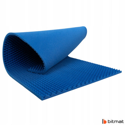 Bitmat akustinė plokštė FALA 3cm mėlyna, 2m x 1m, be klijų, aidui slopinti