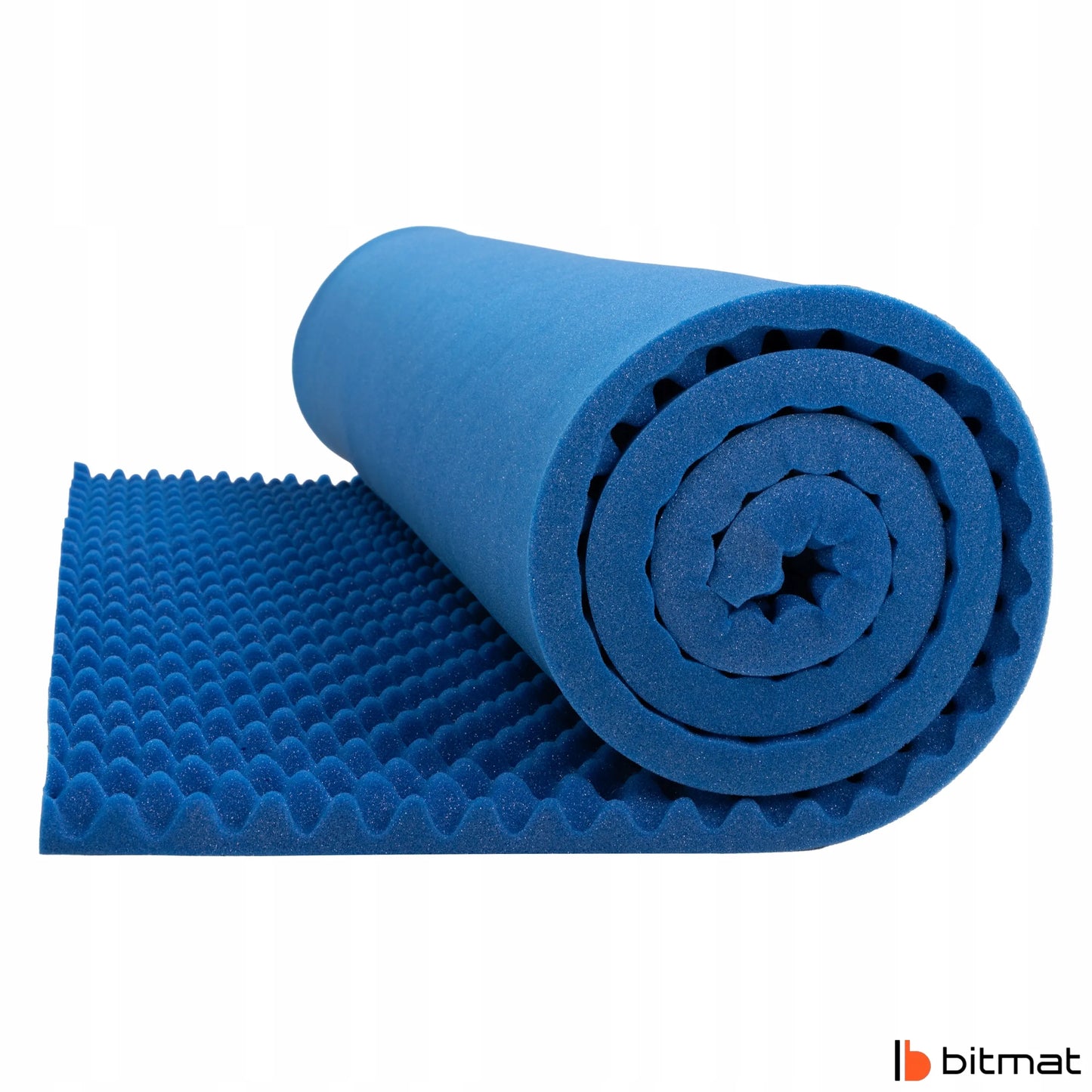 Bitmat akustinė plokštė FALA 3cm mėlyna, 2m x 1m, be klijų, aidui slopinti