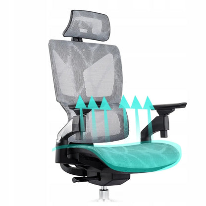 Biuro kėdė Spacetronik Hilde, pasukama, ergonomiška, su reguliavimu, iki 130 kg