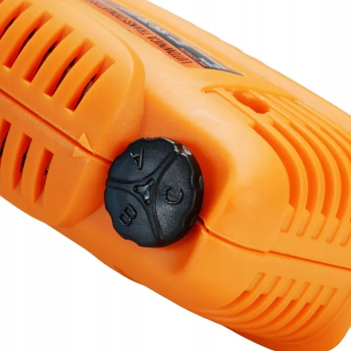 BLACK 220 W transformatorinis lituoklis su lagaminu, LED apšvietimu, antgaliais ir litavimo rinkiniu