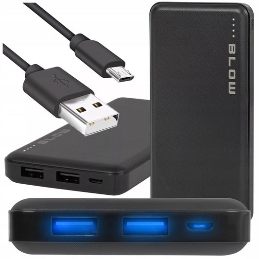 BLOW 10000 mAh nešiojamas įkroviklis (Power Bank) – galingas, greitas ir patikimas