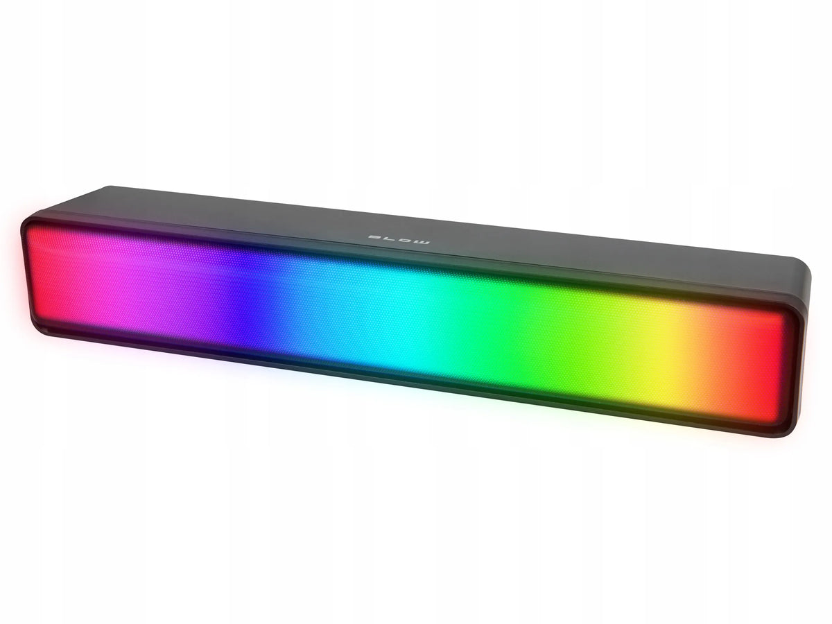 BLOW 2.0 žaidimų garso kolonėlė „Soundbar“ su LED RGB apšvietimu, USB 5 V