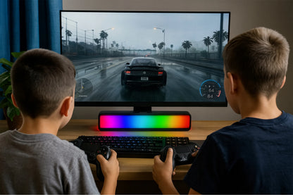 BLOW 2.0 žaidimų garso kolonėlė „Soundbar“ su LED RGB apšvietimu, USB 5 V