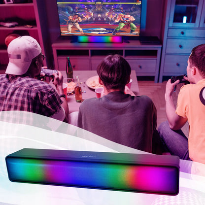 BLOW 2.0 žaidimų garso kolonėlė „Soundbar“ su LED RGB apšvietimu, USB 5 V