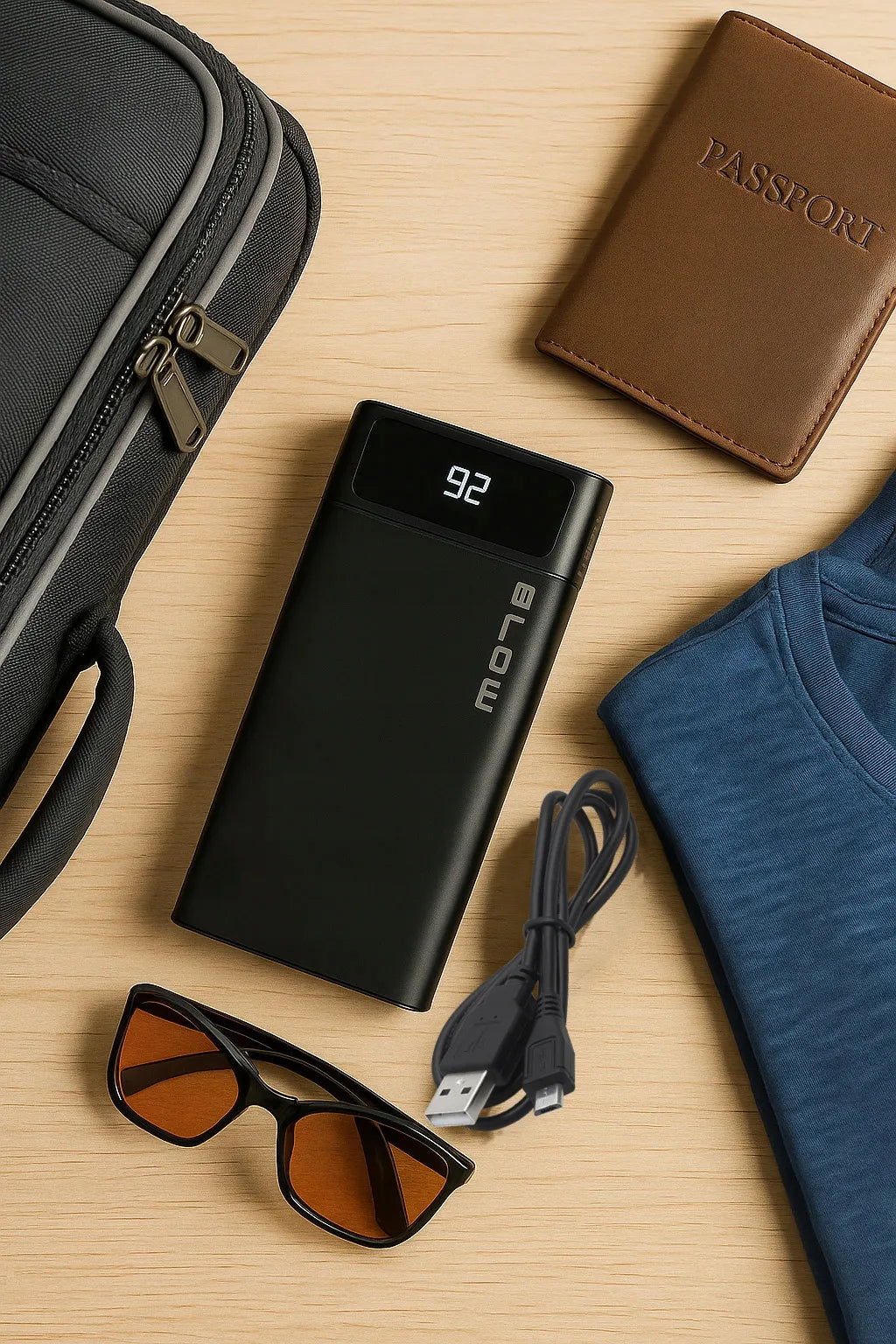 BLOW 20000 mAh 22,5W „Power Bank“, QC, PD, USB-C, greitas ir talpus
