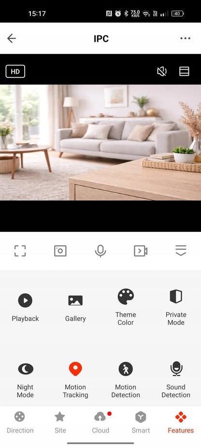 BLOW 3 MP HD sukiojama „WiFi“ IP kamera „Tuya Smart PTZ“ – vidaus kamera ir elektroninė auklė