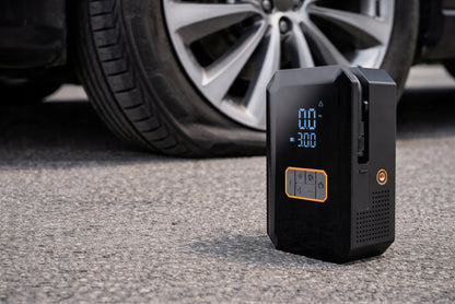 BLOW AP04 kompresorius ir jump starteris, 700 A, 16 000 mAh, 10,3 bar, automobiliui ir dviračiui