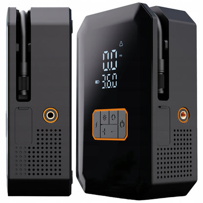 BLOW AP04 kompresorius ir jump starteris, 700 A, 16 000 mAh, 10,3 bar, automobiliui ir dviračiui
