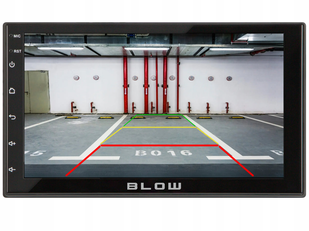 BLOW AVH-9930 2-DIN automobilinis radijas su „Android 12“, „Bluetooth“, „CarPlay“, „Android Auto“ ir „Mirror Link“, 7 colių