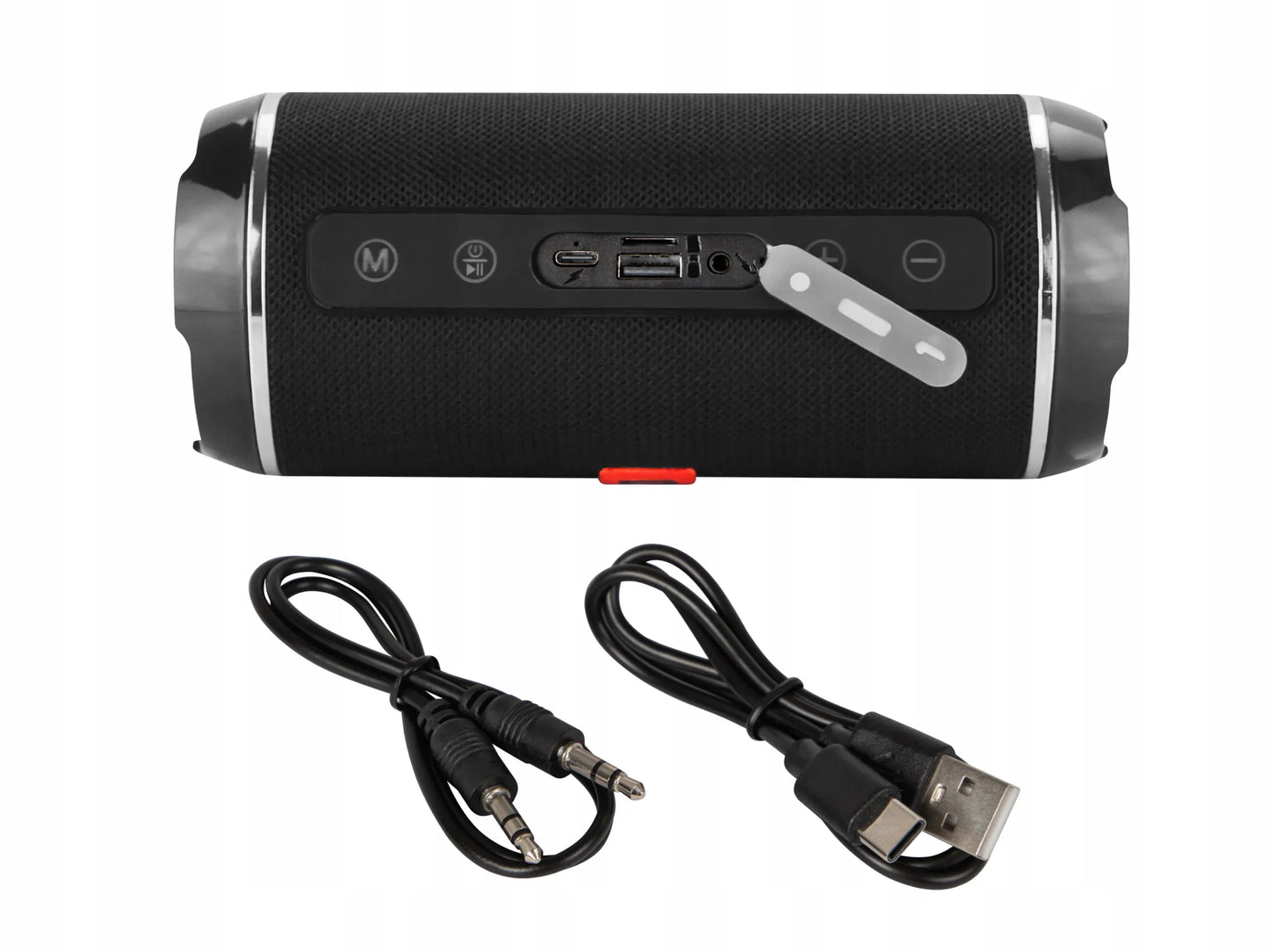 BLOW BT460 nešiojamas Bluetooth garsiakalbis su FM radiju, USB, SD ir AUX jungtimis, juodas