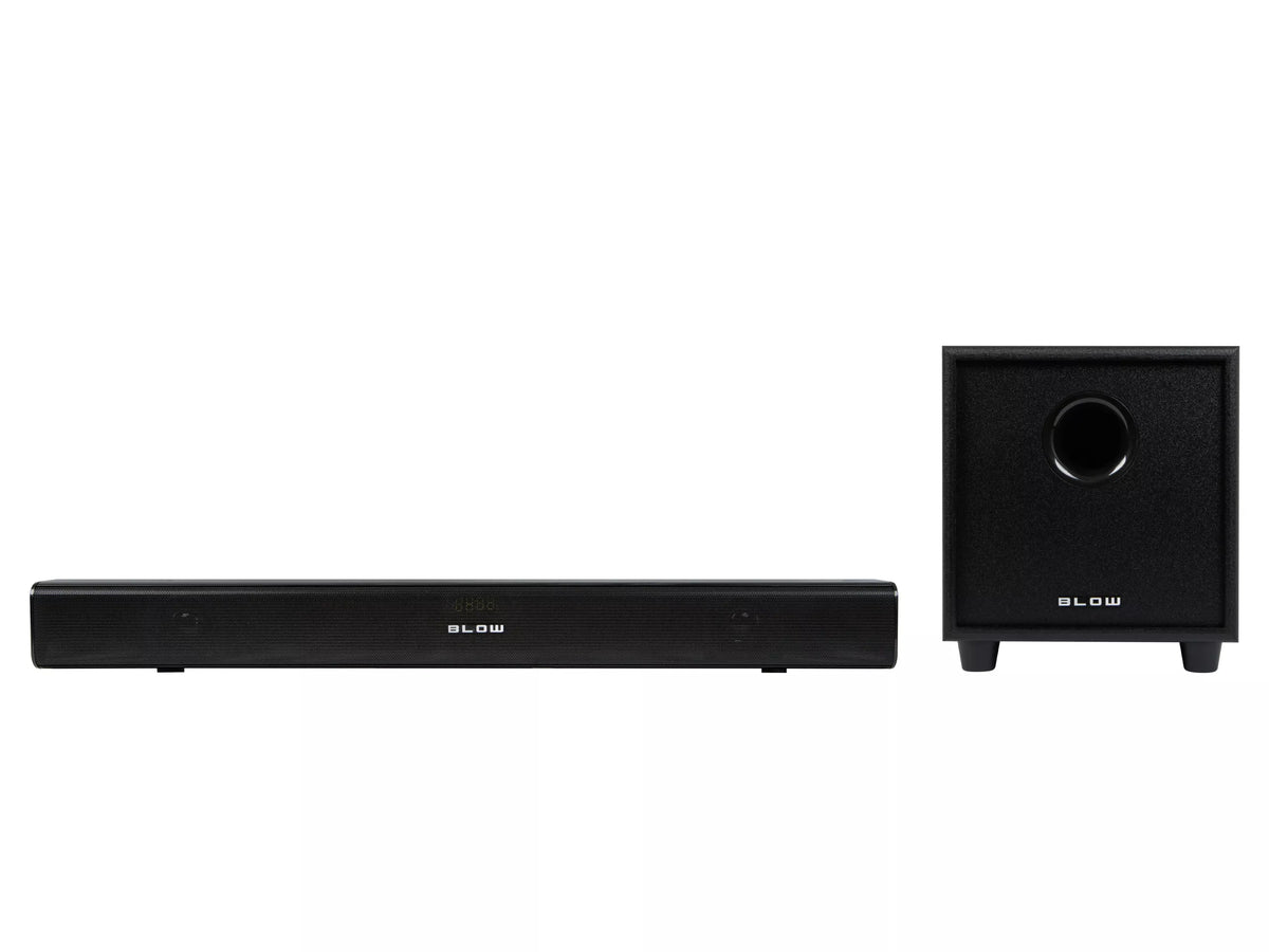 BLOW CINEMA 4.1 garso juosta su „Bluetooth“, USB, HDMI ir žemųjų dažnių kolonėle, 120 W, juoda