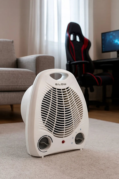 BLOW FH-A01 elektrinis termoventiliatorius, 2000 W, su termostatu