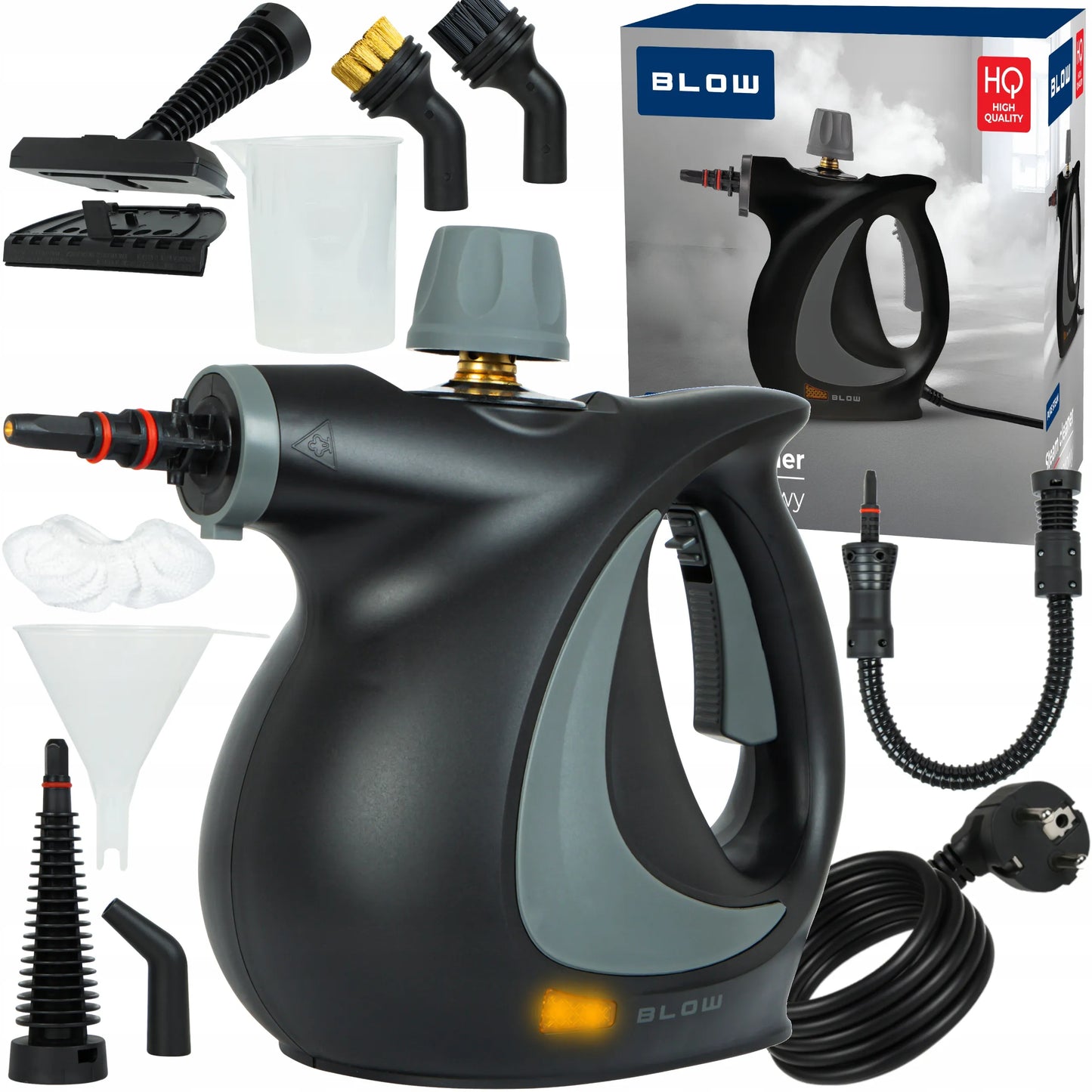 BLOW garinis valytuvas, slėginis valymo įrenginys langams, apmušalams ir plytelių tarpams, 3m