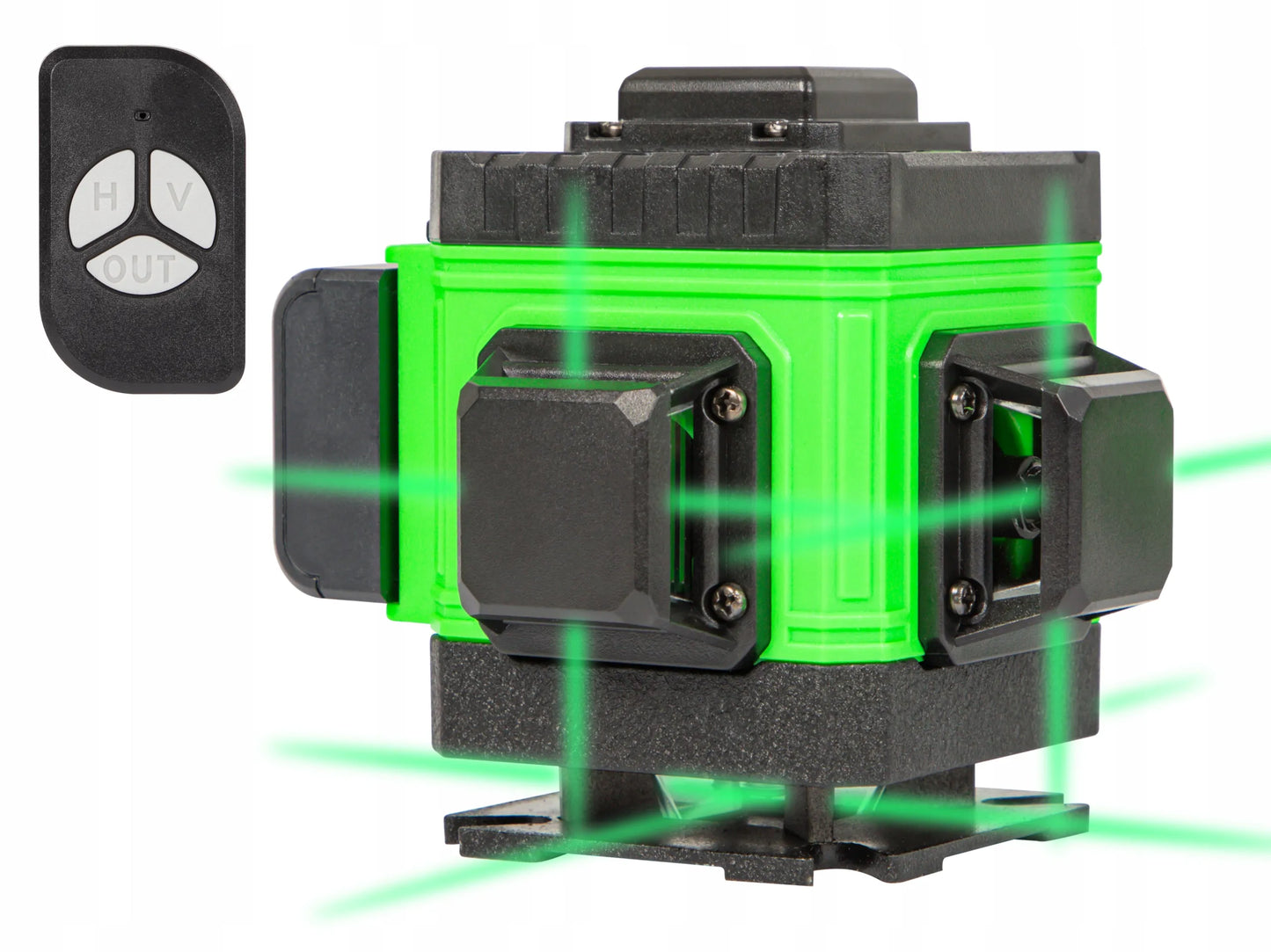BLOW GT-C1 3D lazerinis nivelyras 360°, kryžminis žalias lazeris, 12 linijų