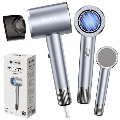 BLOW HD-800 plaukų džiovintuvas, 1800 W, šalto oro srautas, turbo režimas, lengvas ir kompaktiškas