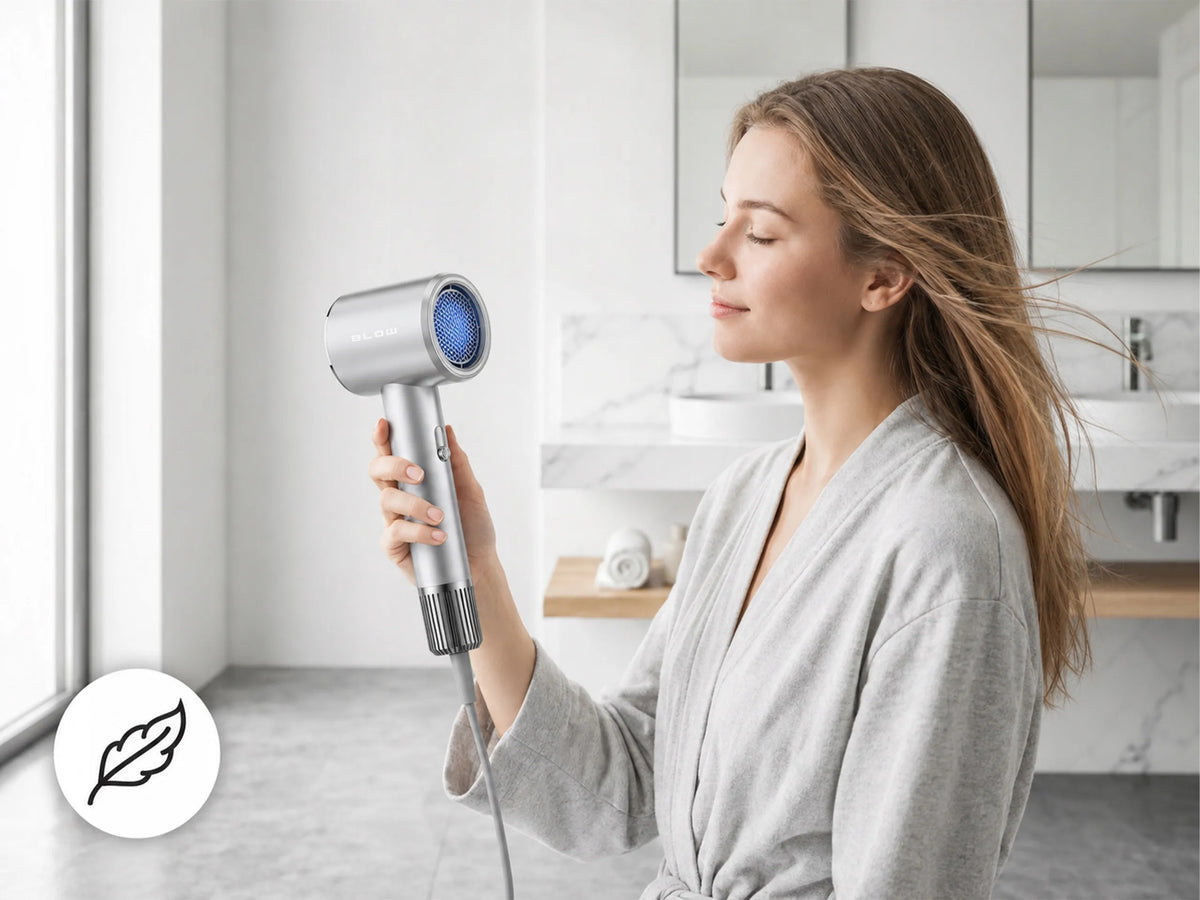 BLOW HD-800 plaukų džiovintuvas, 1800 W, šalto oro srautas, turbo režimas, lengvas ir kompaktiškas