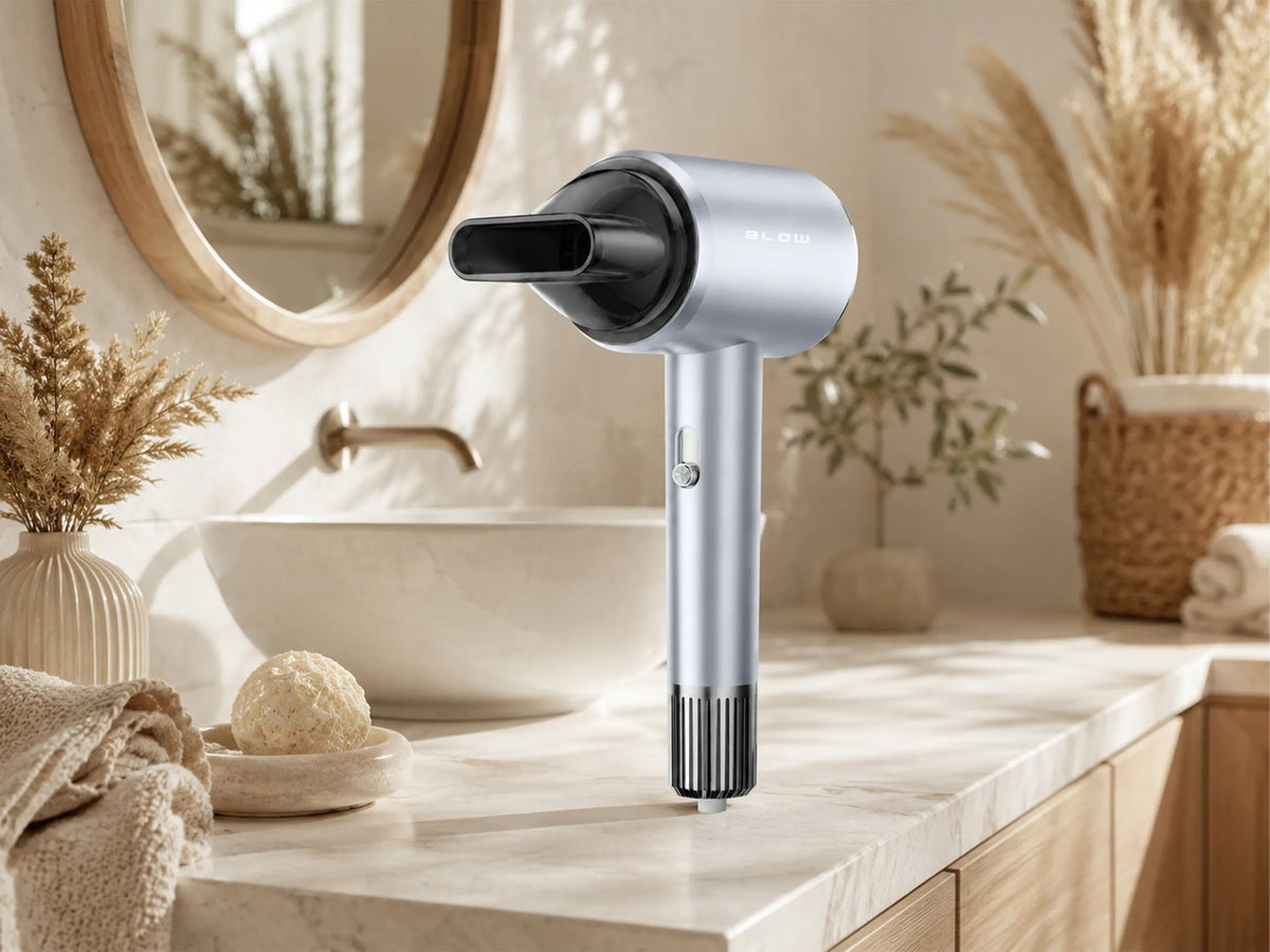 BLOW HD-800 plaukų džiovintuvas, 1800 W, šalto oro srautas, turbo režimas, lengvas ir kompaktiškas