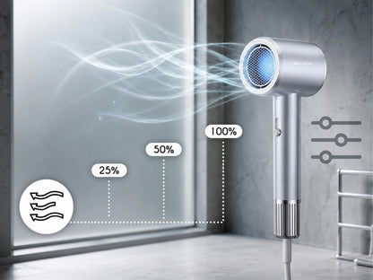 BLOW HD-800 plaukų džiovintuvas, 1800 W, šalto oro srautas, turbo režimas, lengvas ir kompaktiškas