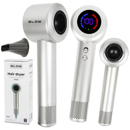 BLOW HD-900 plaukų džiovintuvas, 1600 W, 3 greičiai, LCD ekranas, šalto oro funkcija