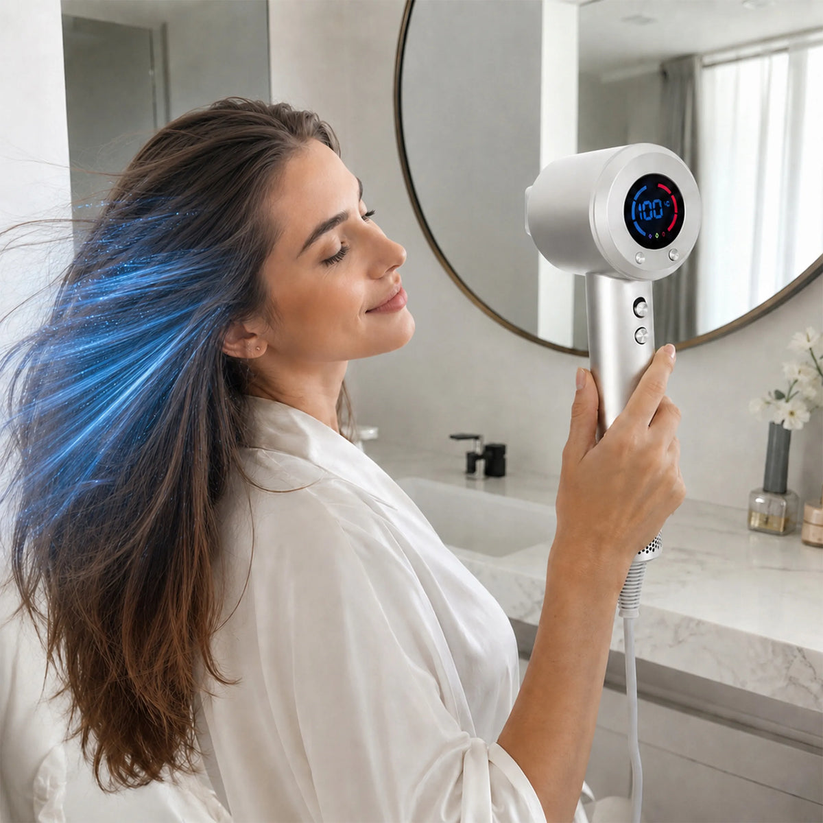 BLOW HD-900 plaukų džiovintuvas, 1600 W, 3 greičiai, LCD ekranas, šalto oro funkcija