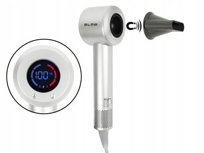 BLOW HD-900 plaukų džiovintuvas, 1600 W, 3 greičiai, LCD ekranas, šalto oro funkcija