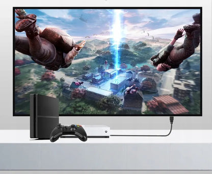 BLOW HDMI 2.1 didelės spartos kabelis, 8K, 4K, 5 m, 144 Hz, sustiprintas, garsui ir 3D
