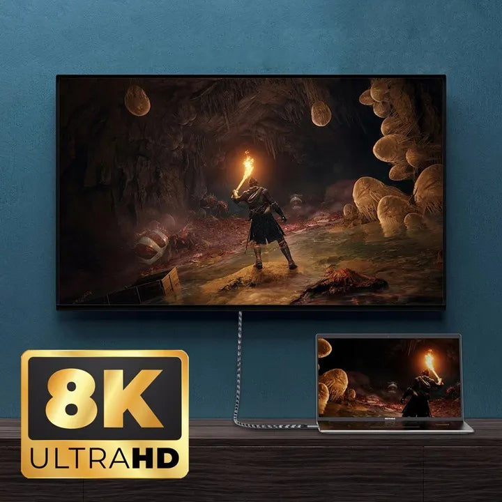 BLOW HDMI 2.1 kabelis, 8K, 4K, 3 m, iki 144 Hz, 3D garsas