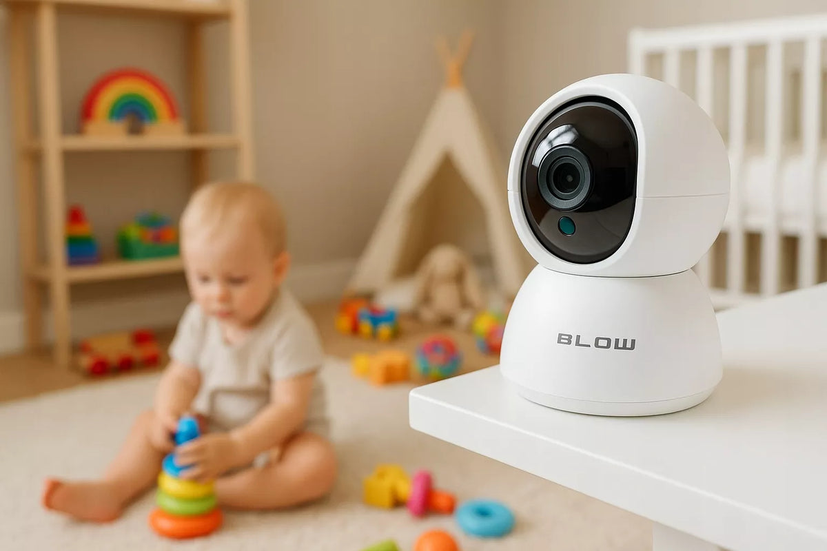 BLOW I-263 pasukama 3 MP „Wi-Fi“ IP kamera su naktiniu matymu ir „iCSee“