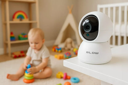 BLOW I-263 pasukama 3 MP „Wi-Fi“ IP kamera su naktiniu matymu ir „iCSee“