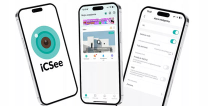 BLOW I-263 pasukama 3 MP „Wi-Fi“ IP kamera su naktiniu matymu ir „iCSee“