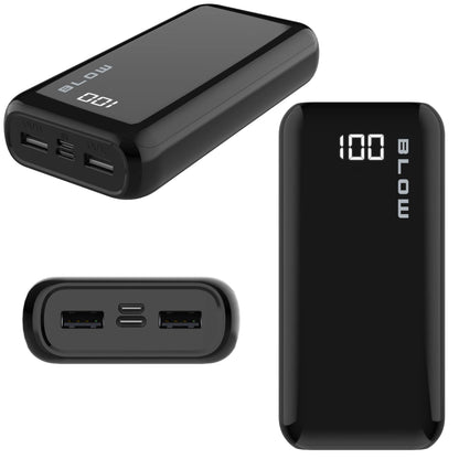 BLOW išorinė baterija 20 000 mAh, 22,5 W, QC 3.0, PD, USB-C, greitojo įkrovimo