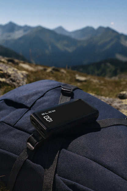 BLOW išorinė baterija 20 000 mAh, 22,5 W, QC 3.0, PD, USB-C, greitojo įkrovimo