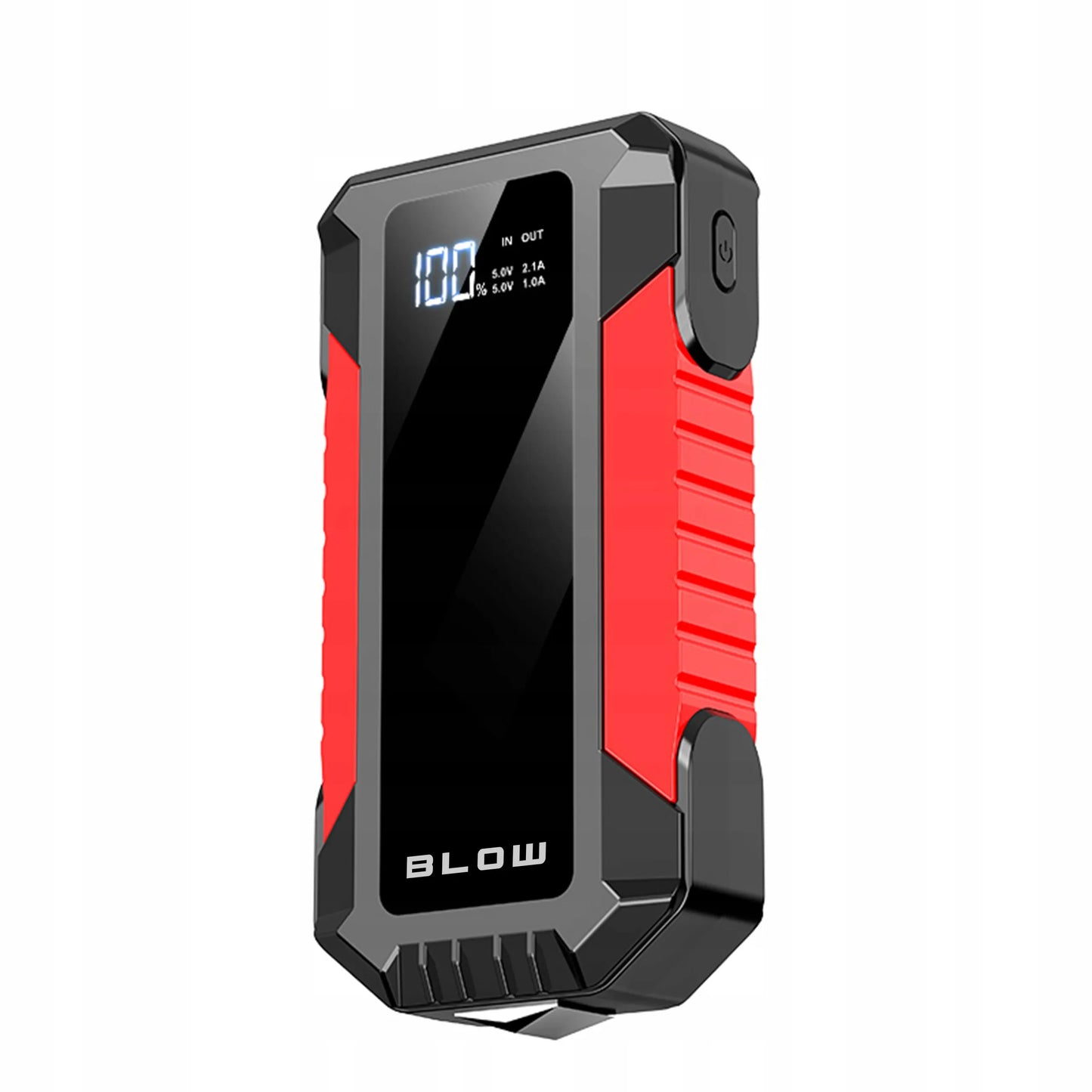 BLOW JS-12 automobilinis paleidiklis, „Powerbank“, LED žibintuvėlis ir avarinis plaktukas, 1000A, 12000mAh