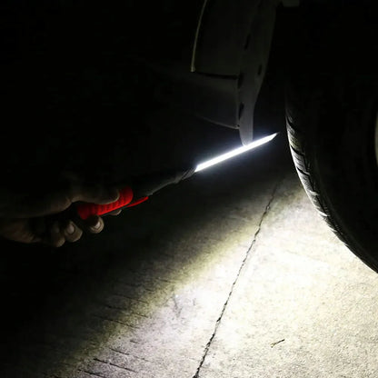 „BLOW“ LED dirbtuvių lempa–žibintuvėlis COB su magnetu, USB įkrovimu ir pakabinimo kilpa