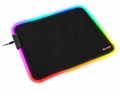 BLOW LED RGB žaidimų pelės kilimėlis, 350 × 300 mm
