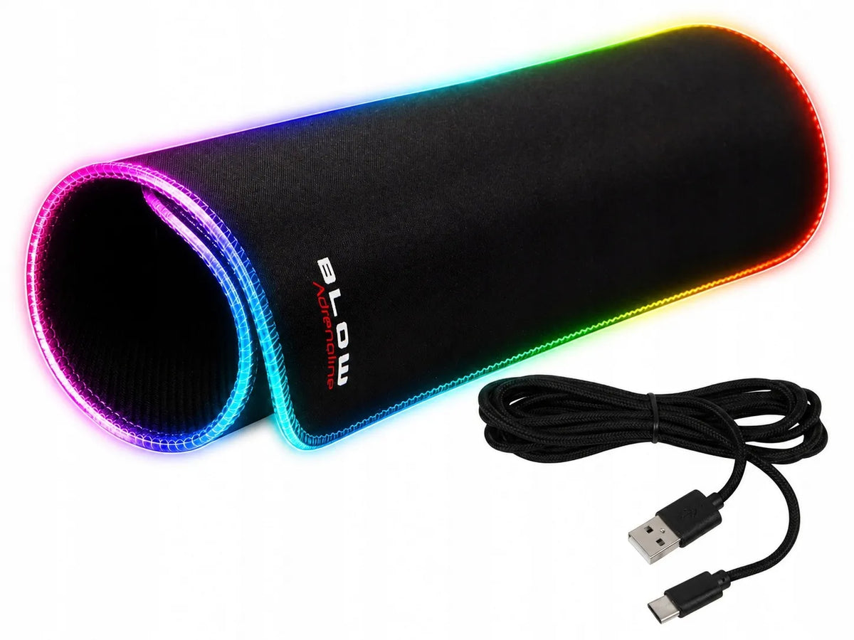 BLOW LED RGB žaidimų pelės kilimėlis, 350 × 300 mm