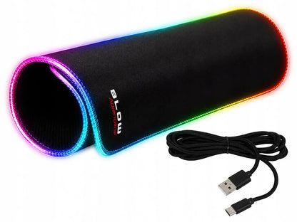 BLOW LED RGB žaidimų pelės kilimėlis, 350 × 300 mm