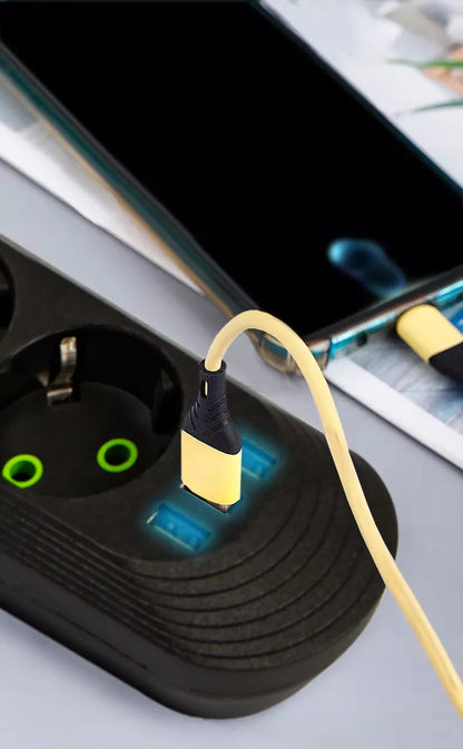 BLOW maitinimo prailgintuvas su jungikliu, 3x USB, 5 lizdai, 5 m, su įžeminimu, juodas