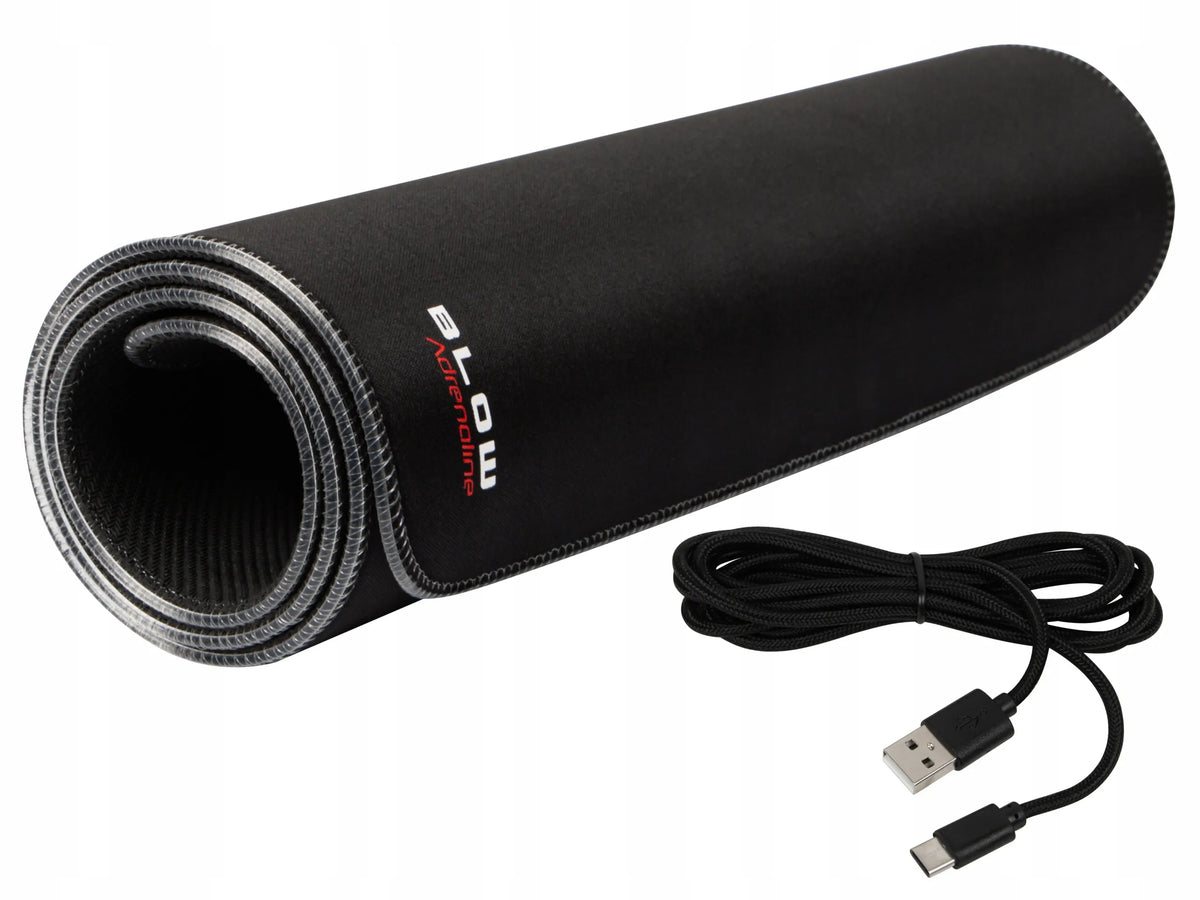 BLOW MARSHALL didelis LED RGB pelės kilimėlis, 780 × 300 mm