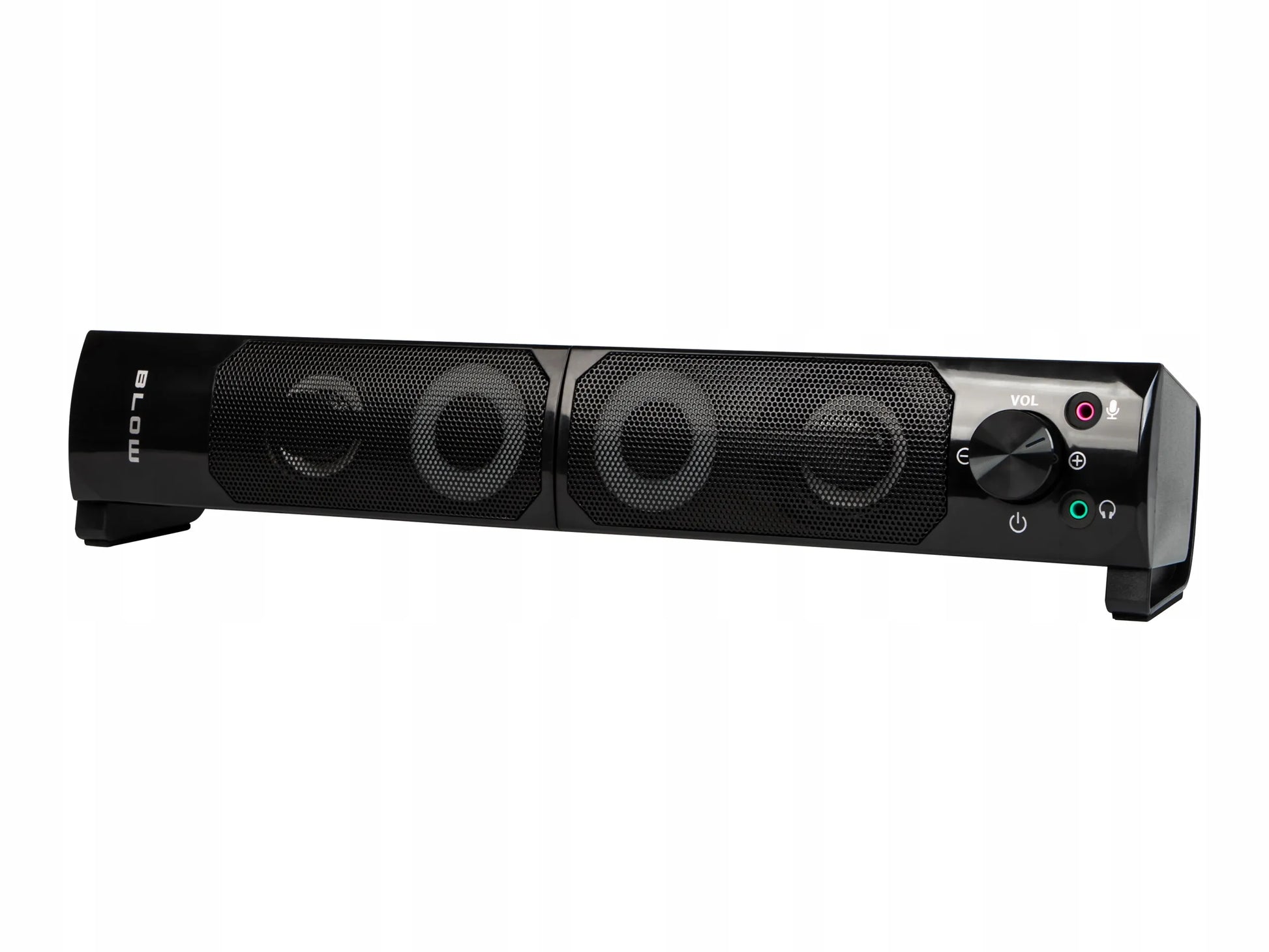 BLOW MS-28 kompiuterinės kolonėlės Bluetooth Soundbar 2.0 6W USB LED RGB 2in1