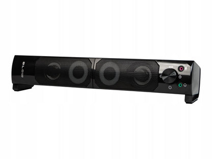 BLOW MS-28 kompiuterinės kolonėlės Bluetooth Soundbar 2.0 6W USB LED RGB 2in1