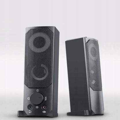 BLOW MS-28 kompiuterinės kolonėlės Bluetooth Soundbar 2.0 6W USB LED RGB 2in1