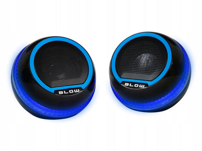 BLOW MS-29 kompiuterio kolonėlės su RGB LED apšvietimu, USB 5 V, 3,5 mm mini jungtis